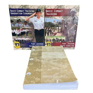 Military Lot Of 3, Basic Combat Training (DVDs) Also Warrior Skills Level 1 Book